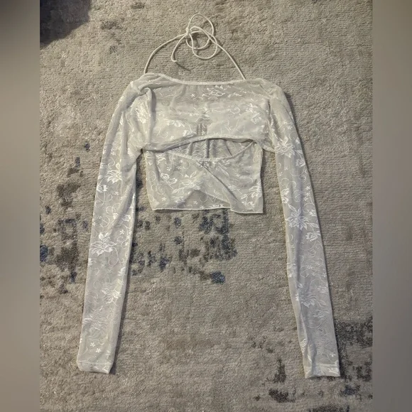 Outcast Selene White long sleeve top and skirt size XS - Picture 6 of 13